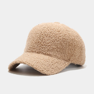 Women’s Sherpa Fleece Baseball Caps - Cozy and Stylish Cold Weather Hats”