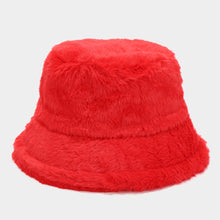 Load image into Gallery viewer, Women’s Plush Faux Fur Bucket Hats - Soft and Cozy Winter Headwear in Vibrant Colors