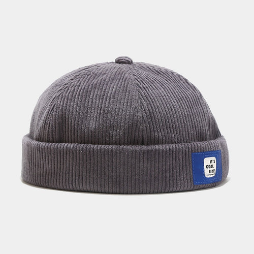 Vintage Corduroy Caps & Cuffed Beanies - Adjustable & Stylish Headwear for All Seasons