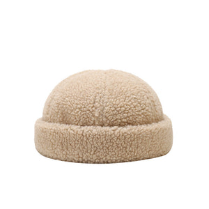 Adjustable Sherpa Fleece Docker Caps - Cozy Unisex Winter Hats