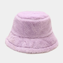 Load image into Gallery viewer, Women’s Plush Faux Fur Bucket Hats - Soft and Cozy Winter Headwear in Vibrant Colors