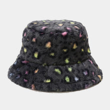 Load image into Gallery viewer, Women’s Faux Fur Leopard Print Bucket Hats - Cozy and Stylish Headwear