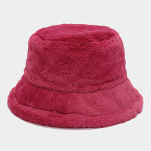 Load image into Gallery viewer, Women’s Plush Faux Fur Bucket Hats - Soft and Cozy Winter Headwear in Vibrant Colors