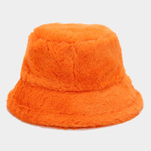 Load image into Gallery viewer, Women’s Plush Faux Fur Bucket Hats - Soft and Cozy Winter Headwear in Vibrant Colors