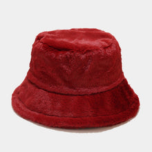 Load image into Gallery viewer, Women’s Plush Faux Fur Bucket Hats - Soft and Cozy Winter Headwear in Vibrant Colors