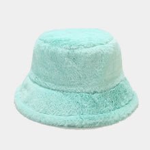 Load image into Gallery viewer, Women’s Plush Faux Fur Bucket Hats - Soft and Cozy Winter Headwear in Vibrant Colors