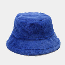 Load image into Gallery viewer, Women’s Plush Faux Fur Bucket Hats - Soft and Cozy Winter Headwear in Vibrant Colors