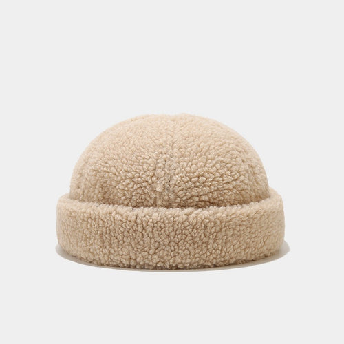 Adjustable Sherpa Fleece Docker Caps - Cozy Unisex Winter Hats