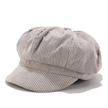 Load image into Gallery viewer, Women’s Corduroy Newsboy Caps - Chic and Comfortable Baker Boy Hats