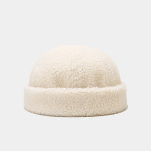 Adjustable Sherpa Fleece Docker Caps - Cozy Unisex Winter Hats